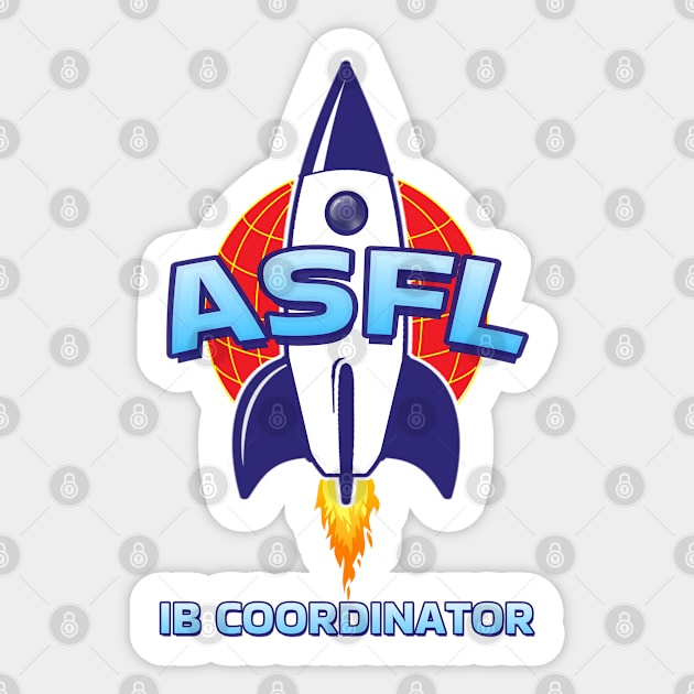 ASFL IB COORDINATOR Sticker by Duds4Fun